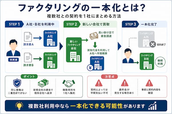 ファクタリングの乗り換え